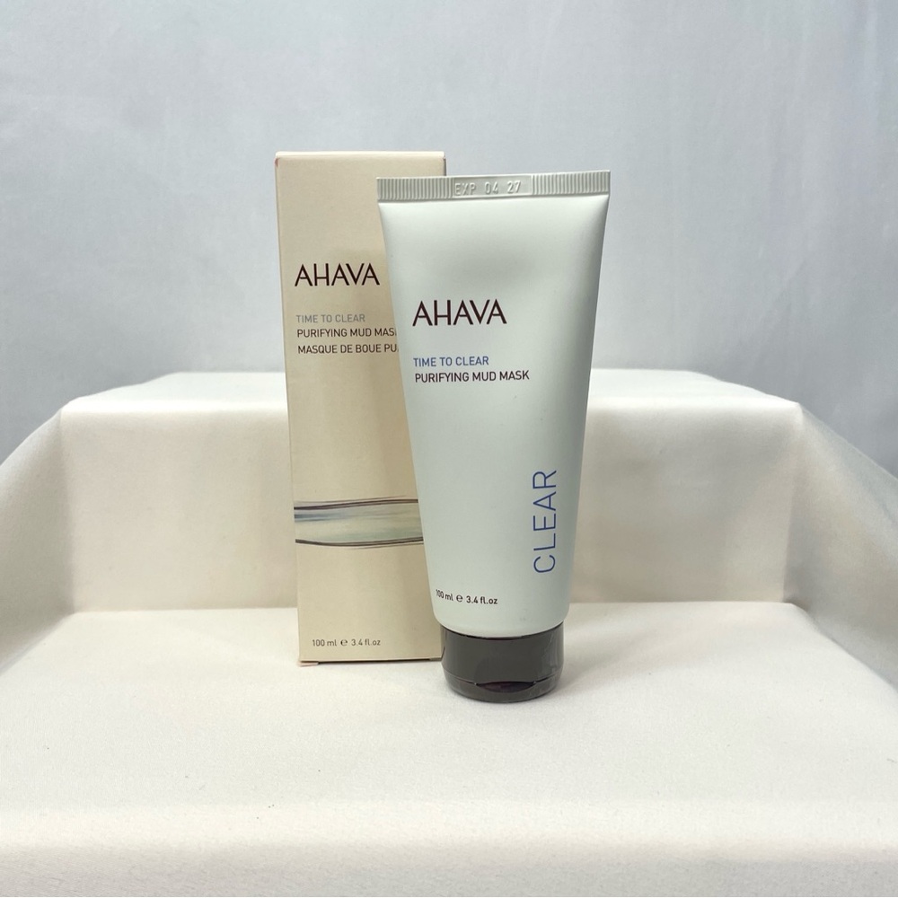 AHAVA Full Size Time to Clear Purifying Mud Mask with Dead Sea Minerals